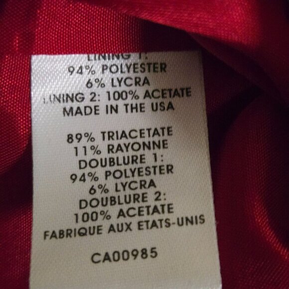 Nanette Lepore Knot So Fast Dress One-Shoulder Ruched Red Dress Size 10 - Picture 7 of 7